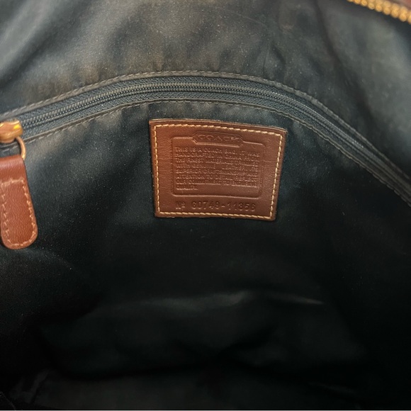 Coach Holiday Patchwork Bleecker Duffle Shoulder Bag Y2k - Picture 15 of 17